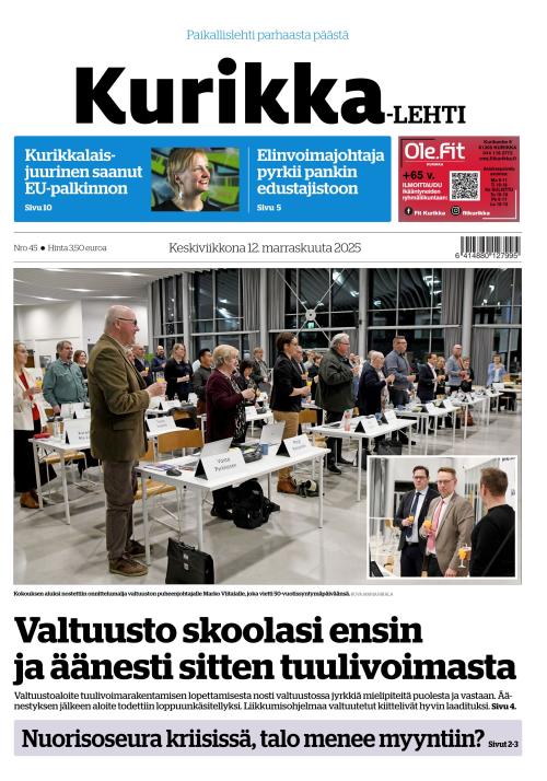 Kurikka-lehti 12.11.2025