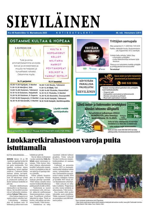 Sieviläinen 12.11.2025