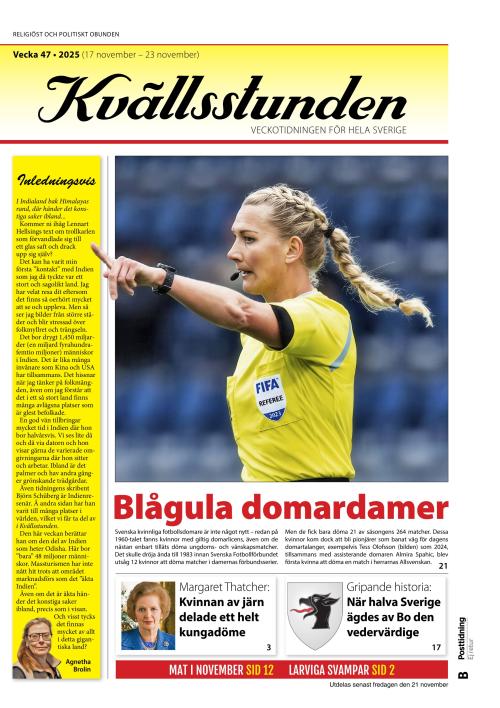 Kvällsstunden 47/2025