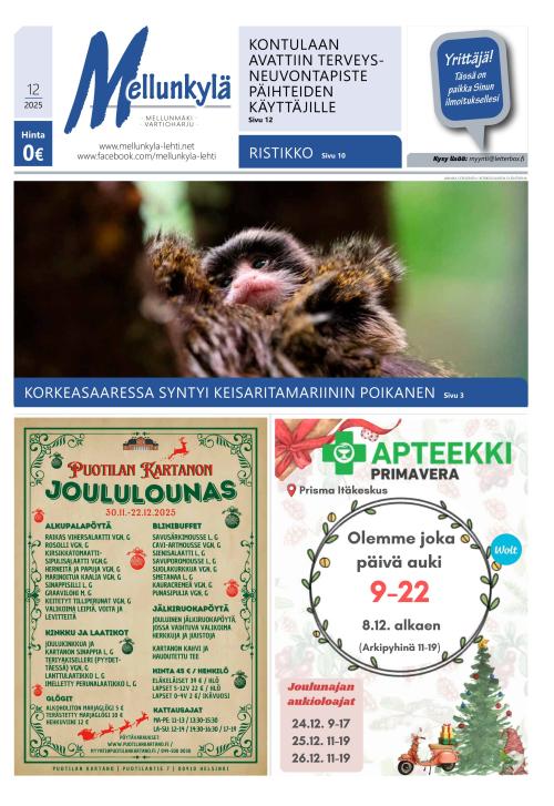 Mellunkylä-lehti 13.11.2025