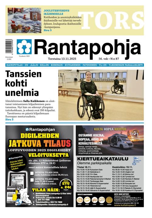 Rantapohja 13.11.2025