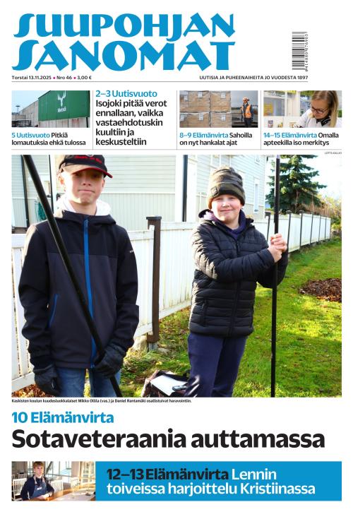 Suupohjan Sanomat 13.11.2025