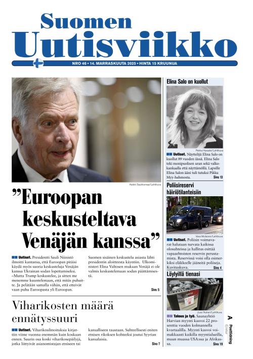 Suomen Uutisviikko Nr-46/2025