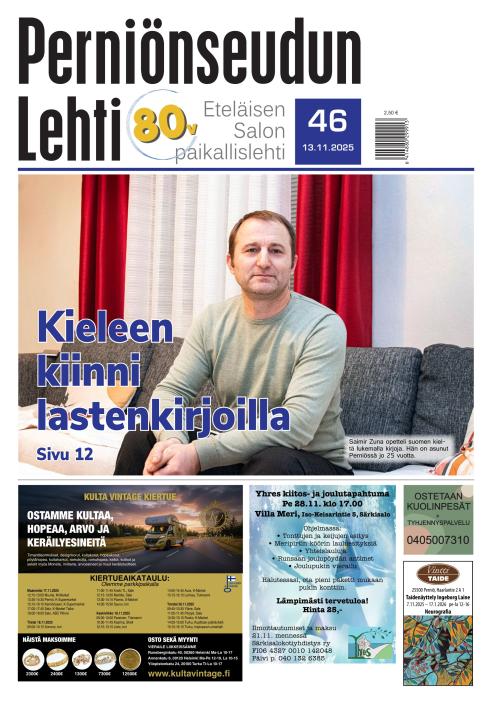 Perniönseudun Lehti 13.11.2025