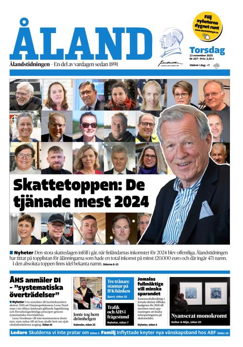 Ålandstidningen 13.11.2025