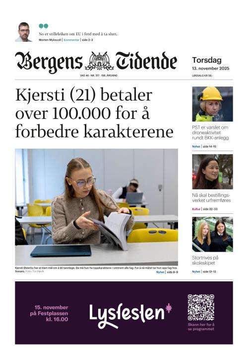 Bergens Tidende (NO) 13.11.2025