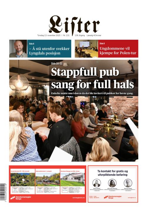 Lister (NO) 13.11.2025