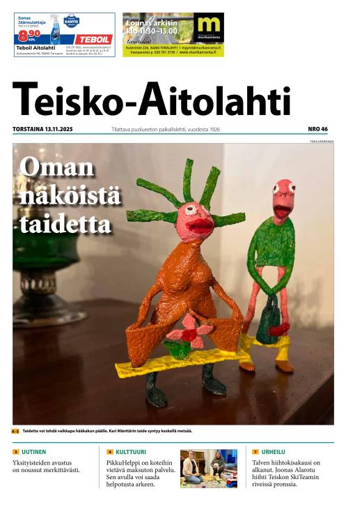 Teisko-Aitolahti 13.11.2025