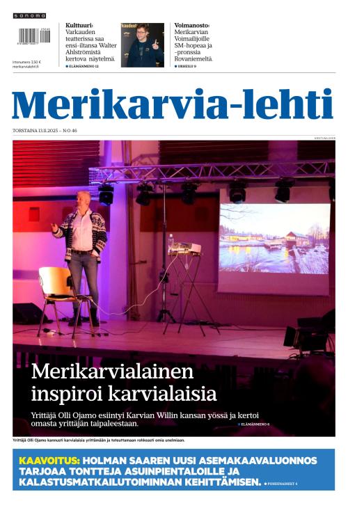 Merikarvia-lehti 13.11.2025