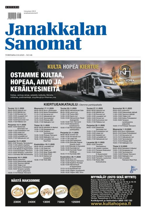 Janakkalan Sanomat 13.11.2025