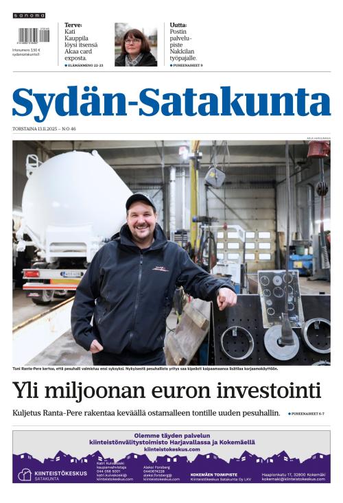 Sydän-Satakunta ja Jokilaakso 13.11.2025