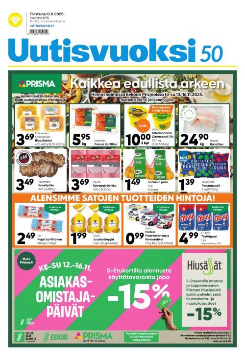 Uutisvuoksi 13.11.2025