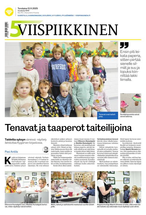 Viispiikkinen 13.11.2025