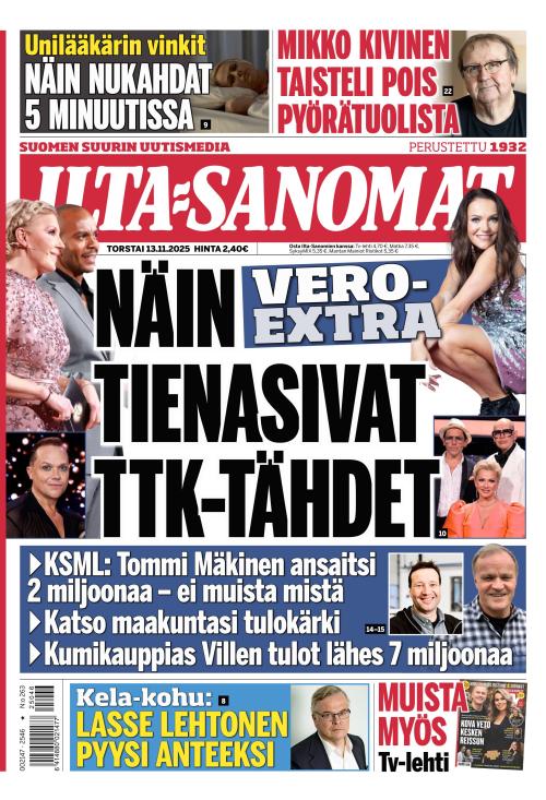 Ilta-Sanomat 13.11.2025