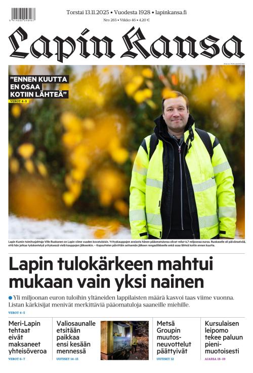 Lapin Kansa 13.11.2025