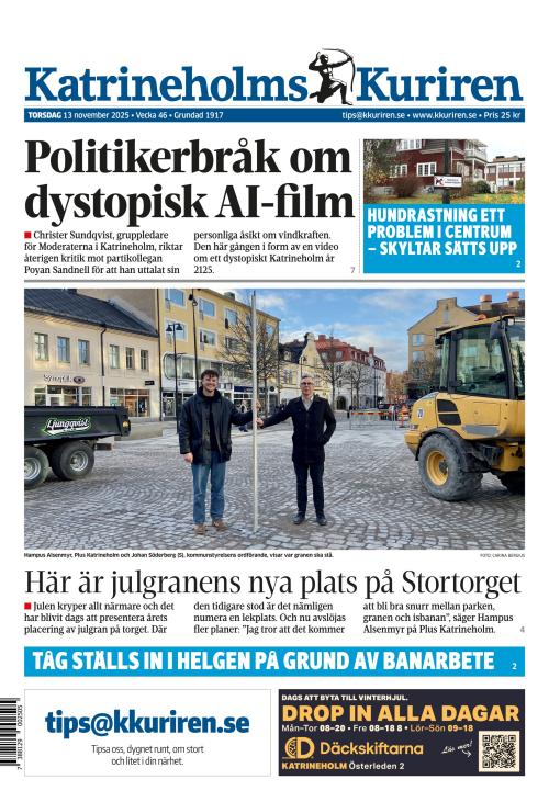 Katrineholms-Kuriren 13.11.2025