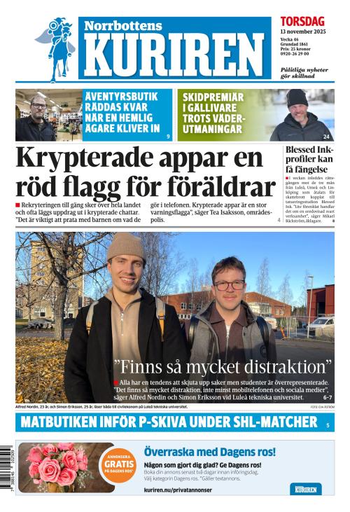 Norrbottens-kuriren 13.11.2025
