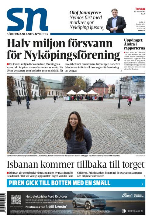 Södermanlands Nyheter 13.11.2025