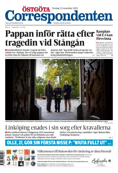 Östgöta Correspondenten 13.11.2025