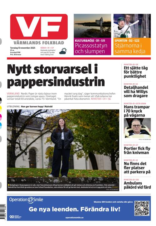 Värmlands Folkblad 13.11.2025