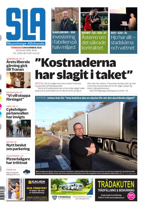 Skaraborgs Allehanda 13.11.2025