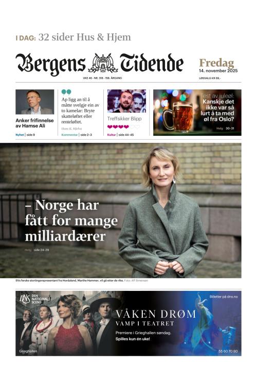 Bergens Tidende (NO) 14.11.2025