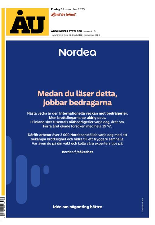 Åbo Underrättelser 14.11.2025