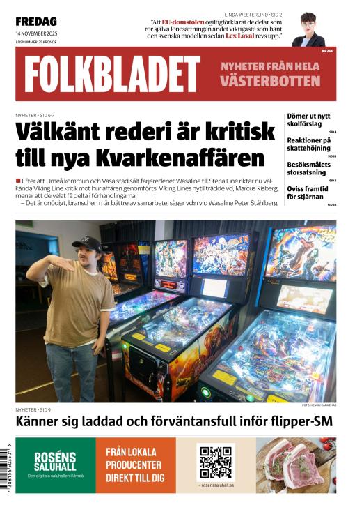 Folkbladet (Västerbotten) (SE) 14.11.2025