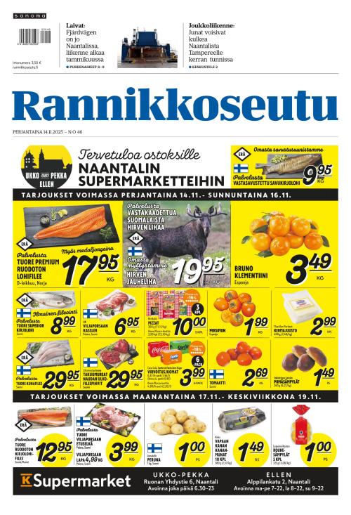 Rannikkoseutu 14.11.2025