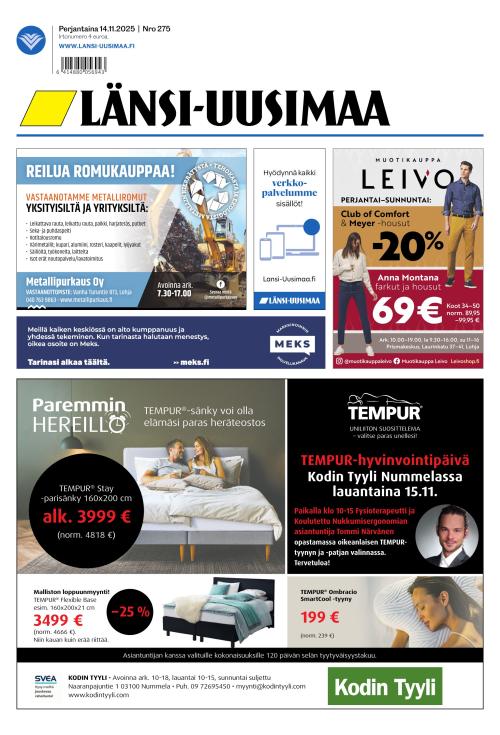 Länsi-Uusimaa 14.11.2025