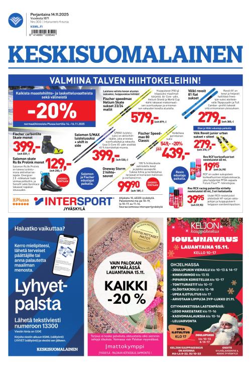 Keskisuomalainen 14.11.2025