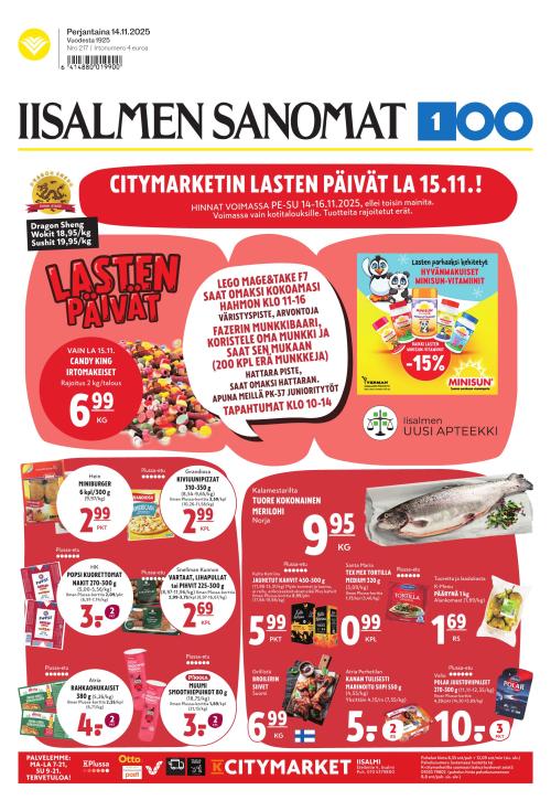 Iisalmen Sanomat 14.11.2025