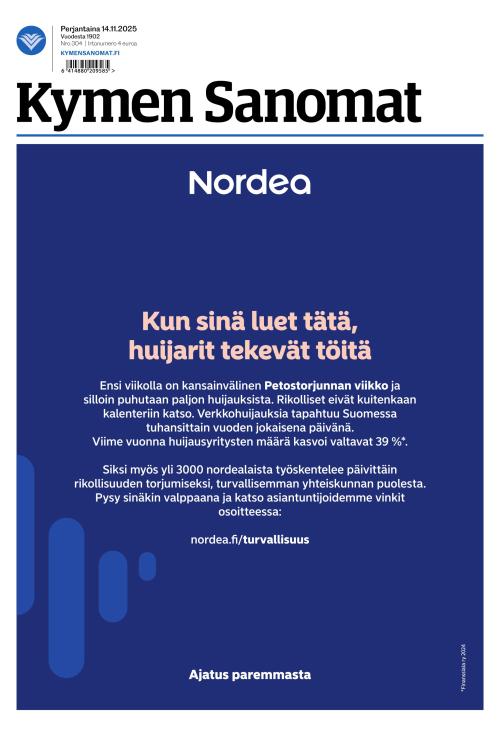 Kymen Sanomat 14.11.2025
