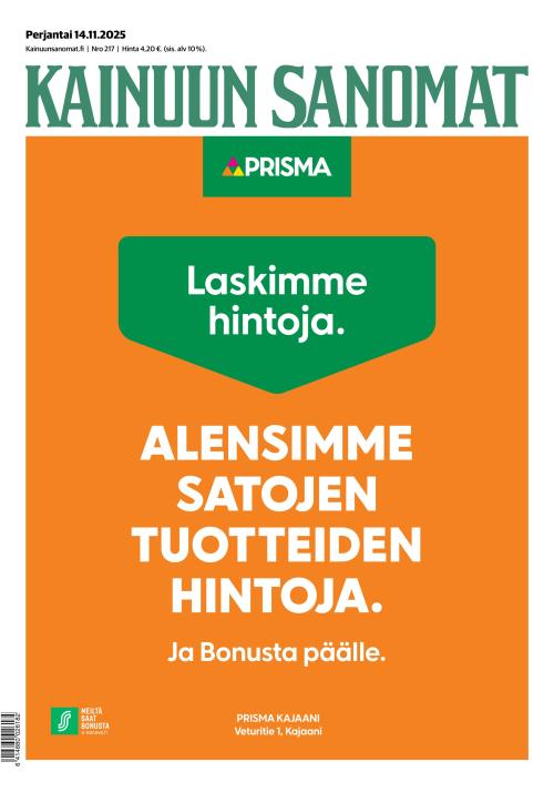 Kainuun Sanomat 14.11.2025