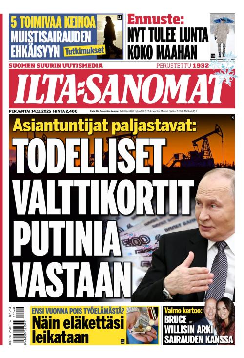 Ilta-Sanomat 14.11.2025