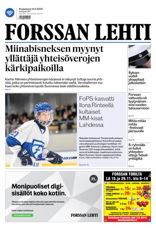 Forssan Lehti 14.11.2025
