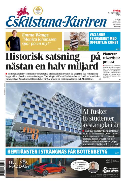 Eskilstuna-Kuriren 14.11.2025