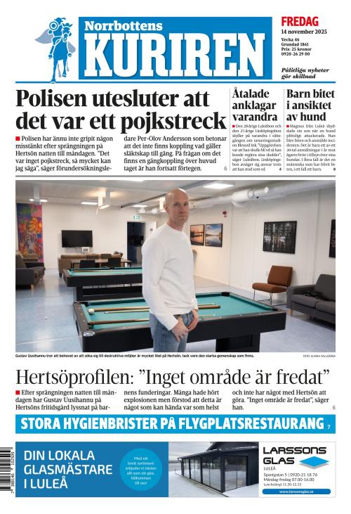Norrbottens-kuriren 14.11.2025
