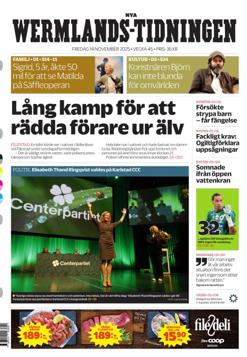 Nya Wermlands-Tidningen 14.11.2025