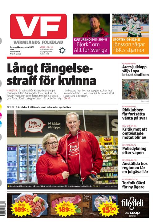 Värmlands Folkblad 14.11.2025