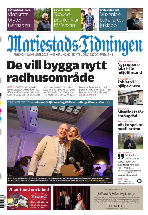 Mariestads-Tidningen 14.11.2025