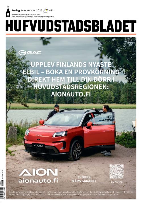 Hufvudstadsbladet 14.11.2025