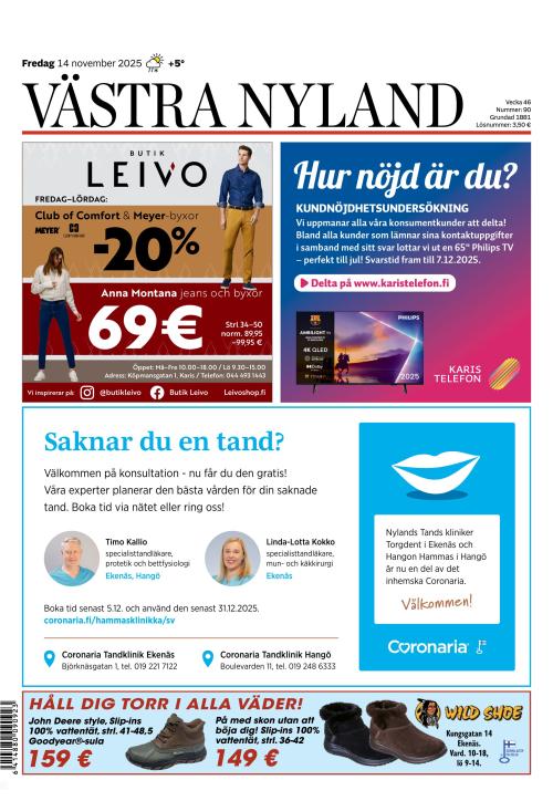Västra Nyland 14.11.2025