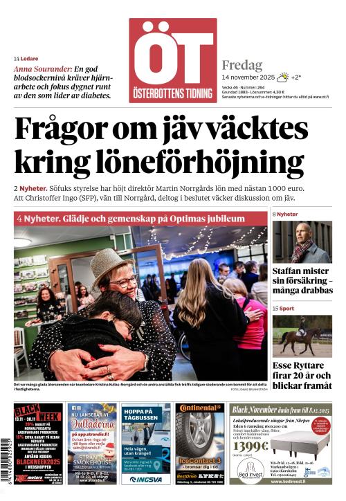 Österbottens Tidning 14.11.2025