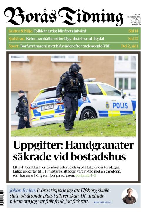 Borås Tidning 14.11.2025
