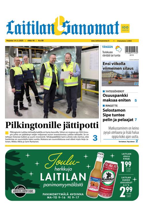 Laitilan Sanomat 14.11.2025