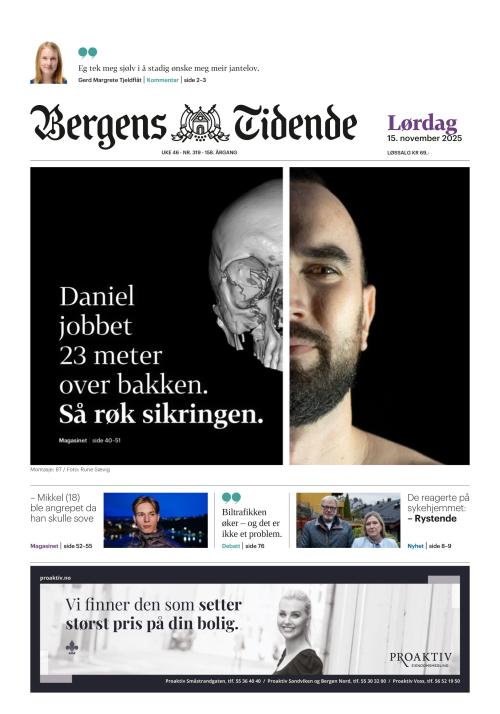 Bergens Tidende (NO) 15.11.2025