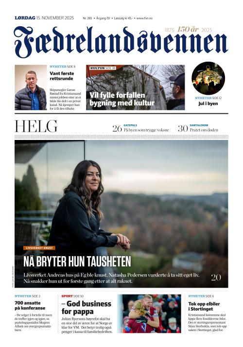 Fædrelandsvennen (NO) 15.11.2025