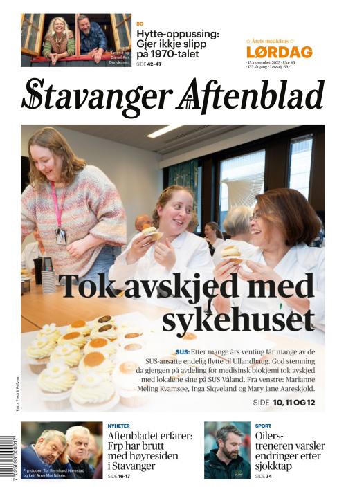 Stavanger Aftenblad (NO) 15.11.2025