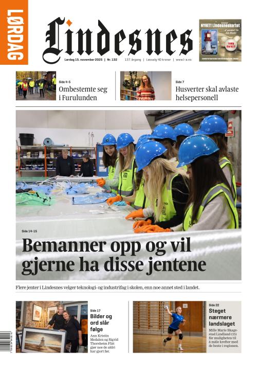Lindesnes 15.11.2025